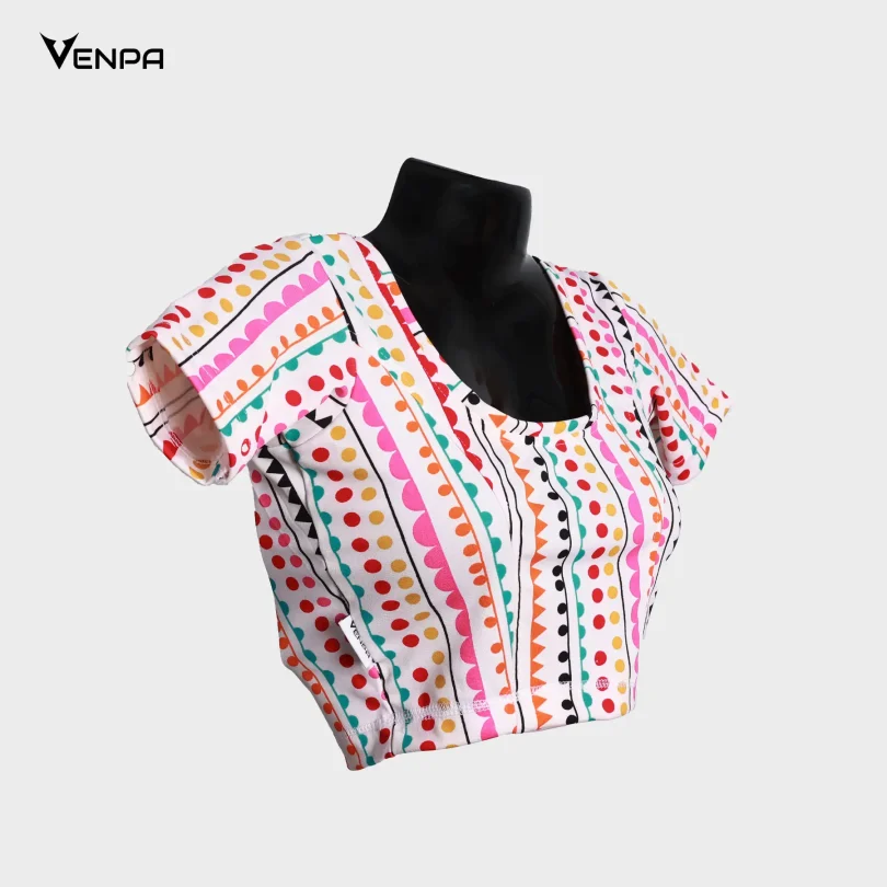 Venpa-Kitted-Blouse-Butta-Printed-Side