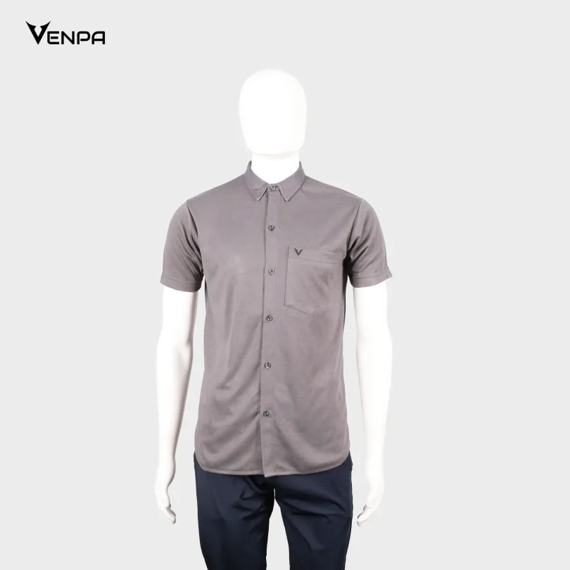 Venpa-Mens-Shirts-Ash-Front