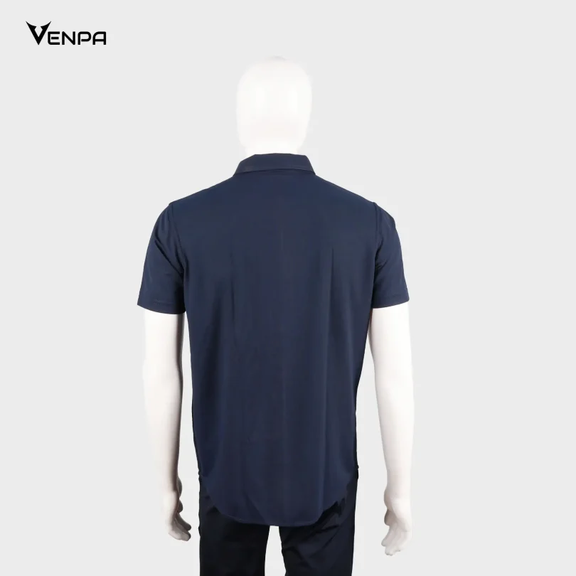 Venpa-Mens-Shirts-Navy-Blue-Back