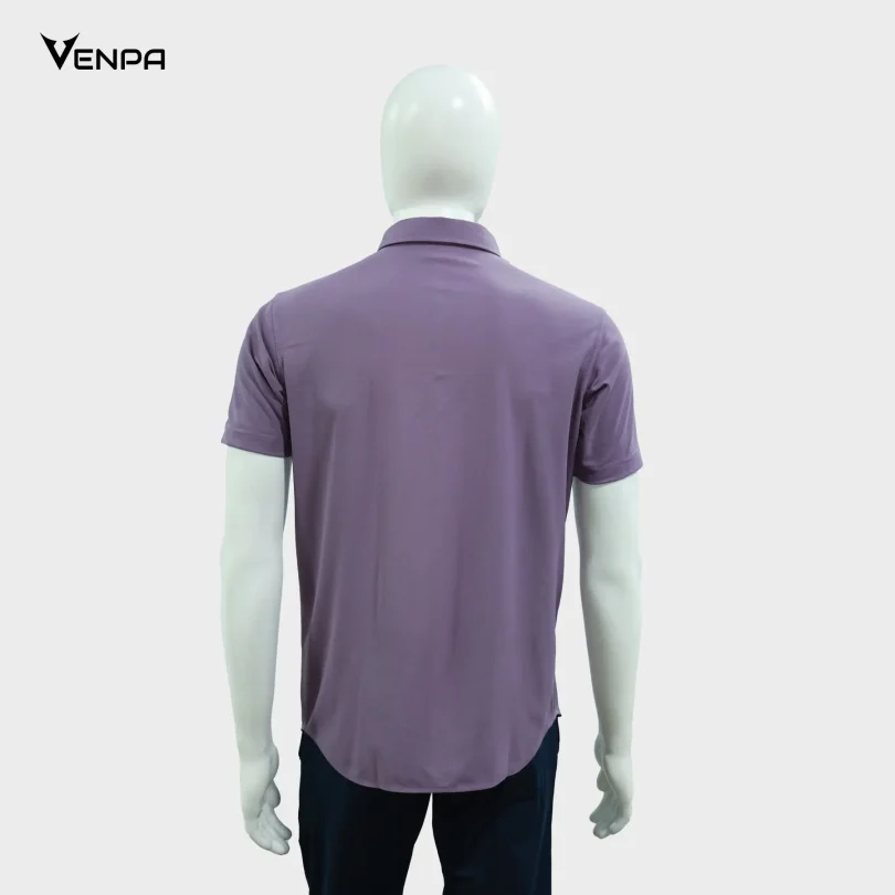 Venpa-Mens-Shirts-Purple-Back