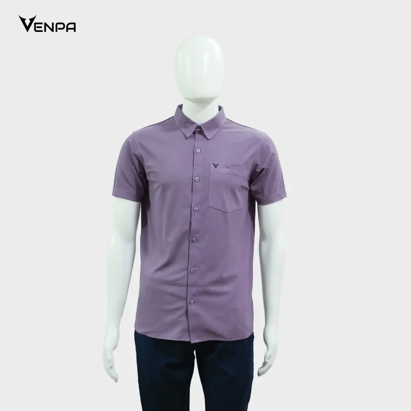 Venpa-Mens-Shirts-Purple-Front